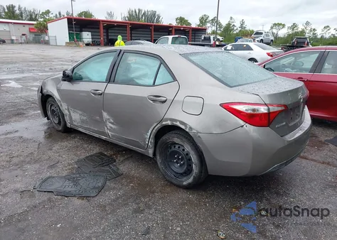 2014 Toyota Corolla Le из США, поврежденный, VIN 2T1BURHE2EC104746
